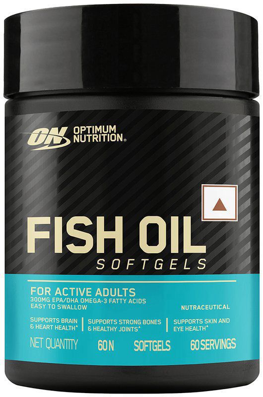 Optimum Nutrition (ON) Fish Oil 300mg Softgels (bottle of 60 capsules)