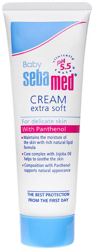 Sebamed Baby Cream Extra Soft - pH 5.5 - Ideal for Dry Skin (tube of 50 ml cream)