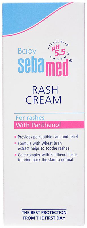 Sebamed Baby Rash Cream - pH 5.5 - Ideal for Diaper Rashes - Faster rash healing (tube of 100 ml cream)