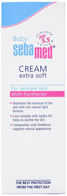 Sebamed Baby Cream Extra Soft - pH 5.5 - Ideal for Dry Skin (tube of 200 ml cream)