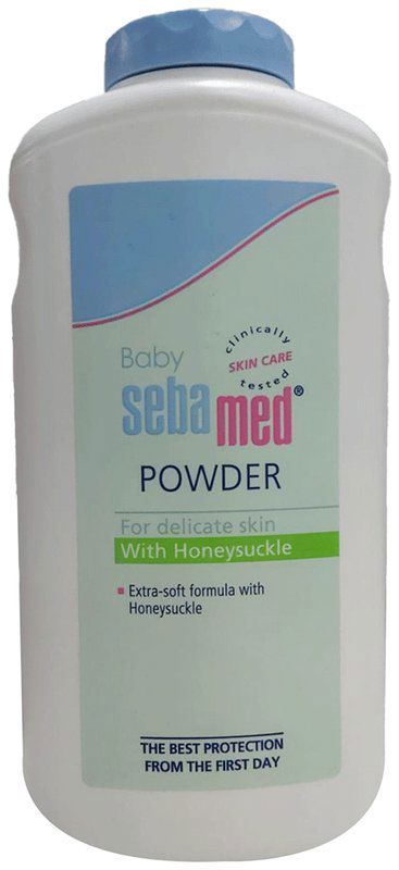 Sebamed Baby Powder with Honeysuckle - Ideal for Prickly Heat - Keeps Newborn’s Skin Fresh (box of 200 gm powder)