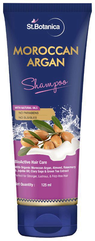 St.Botanica Moroccan Argan Hair Shampoo (tube of 125 ml shampoo)