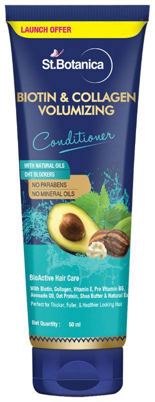 St.Botanica Biotin & Collagen Vloumizing Conditioner (bottle of 50 ml conditioner)