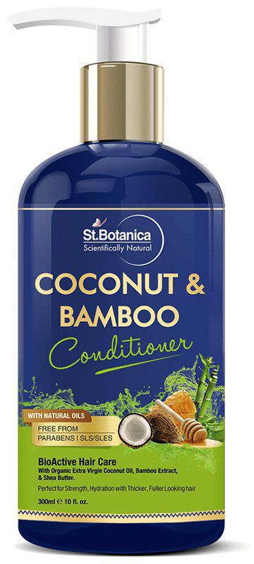 St.Botanica Coconut & Bamboo Hair Conditioner (pump bottle of 300 ml conditioner)