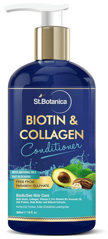 St.Botanica Biotin & Collagen Conditioner (bottle of 300 ml conditioner)