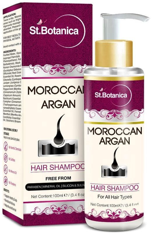 St.Botanica Moroccan Argan Shampoo (bottle of 100 ml shampoo)