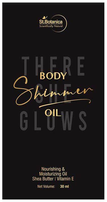 St.Botanica Body Shimmer Oil (pump bottle of 30 ml oil)