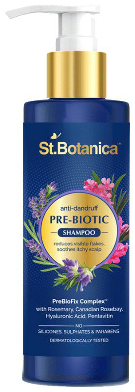 St.Botanica Anti-Dandruff Pre-Biotic Shampoo (pump bottle of 200 ml shampoo)