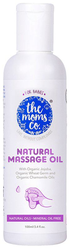The Moms Co. Natural Baby Massage Oil (bottle of 100 ml oil)