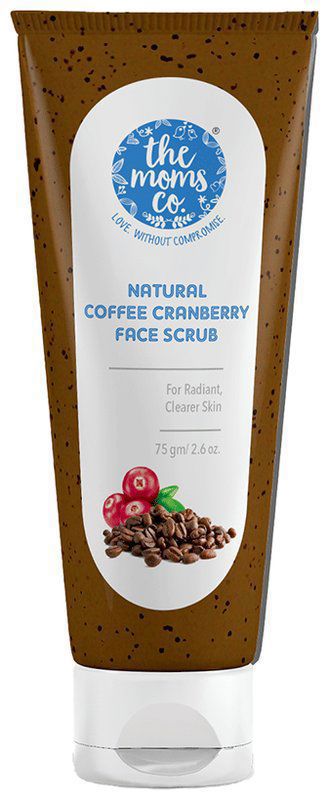 The Moms Co. Natural Coffee Cranberry Face Scrub (tube of 75 gm scrub)