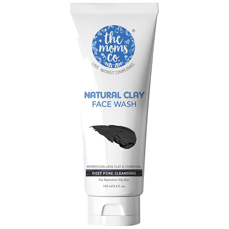 The Moms Co. Natural Clay Face Wash (tube of 100 ml face wash)