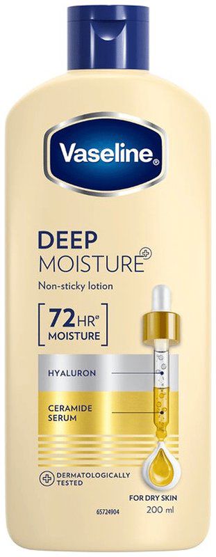 Vaseline Intensive Care Body Deep Moisture Lotion (bottle of 200 ml lotion)