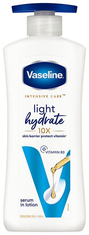 Vaseline Instensive Care Light Hydrate 10X Serum in Lotion (pump bottle of 400 ml lotion)