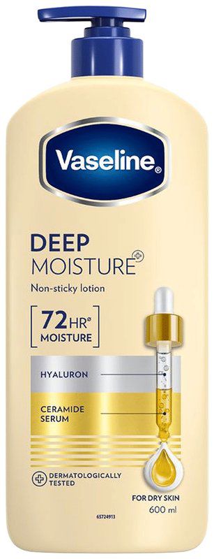 Vaseline Intensive Care Body Deep Moisture Lotion (pump bottle of 600 ml lotion)
