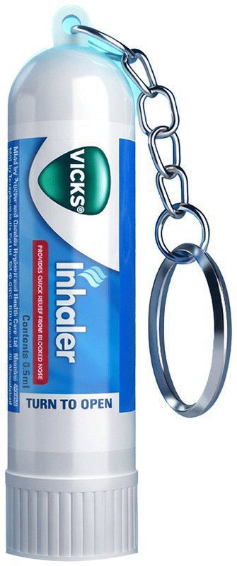 Vicks Non-Medicated Portable Nasal Inhaler - Relieves Blocked Nose (packet of 1 inhaler)