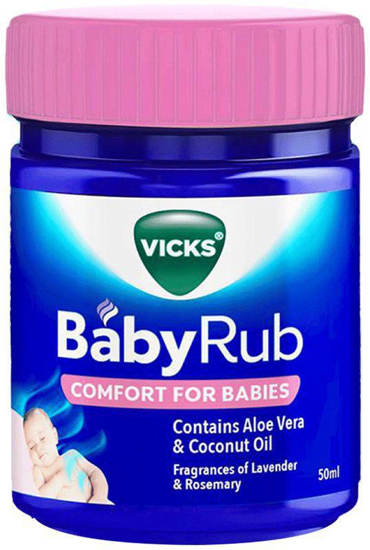 Vicks BabyRub Balm - For 3 Months & Above (bottle of 50 ml balm)