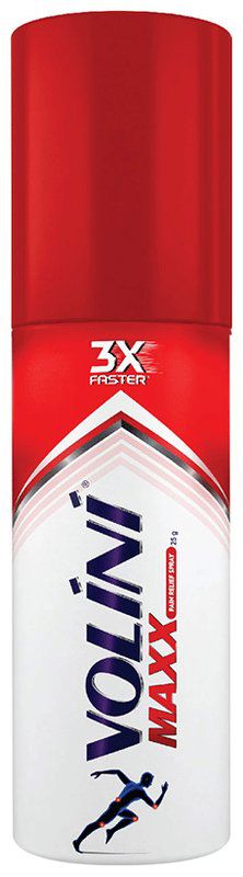 Volini Maxx Pain Relief Spray - For Back, Neck, Joint & Muscle Pain - Bone, Joint & Muscle Care (pump bottle of 25 gm spray)