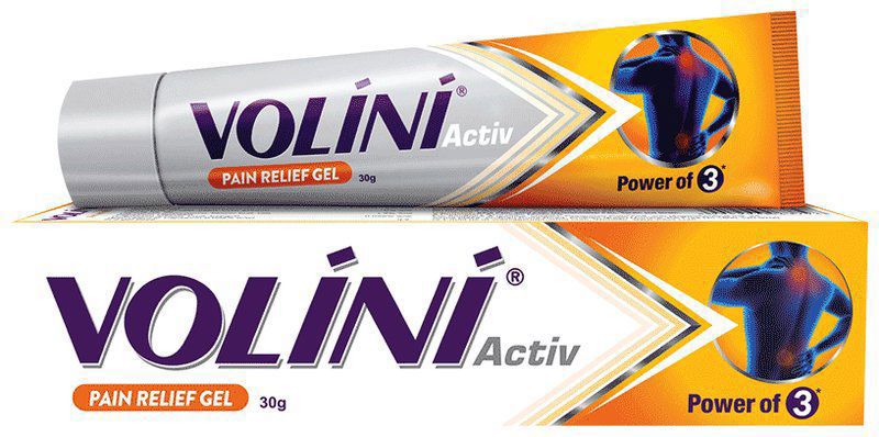 Volini Activ Pain Relief Gel (tube of 30 gm gel)