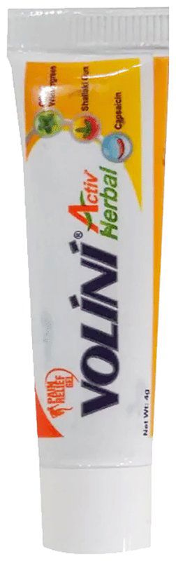 Volini Activ Herbal Pain Relief Gel (tube of 4 gm gel)