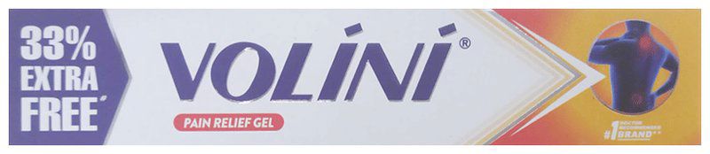 Volini Pain Relief Gel for Sprain, Muscle, Joint, Neck & Low Back Pain - Bone, Joint & Muscle Care (tube of 40 gm gel)